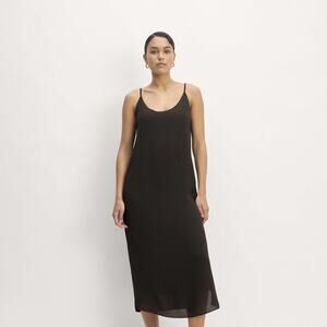 Everlane The Summer Slip Dress Black Base - Size 6